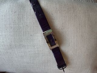 Reloj DKNY Acero y Piel Morado/Plata