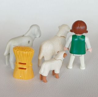 Pastorcilla y ovejas de Playmobil 