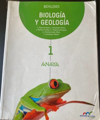 Libro Biología y Geología Anaya 9788467827026