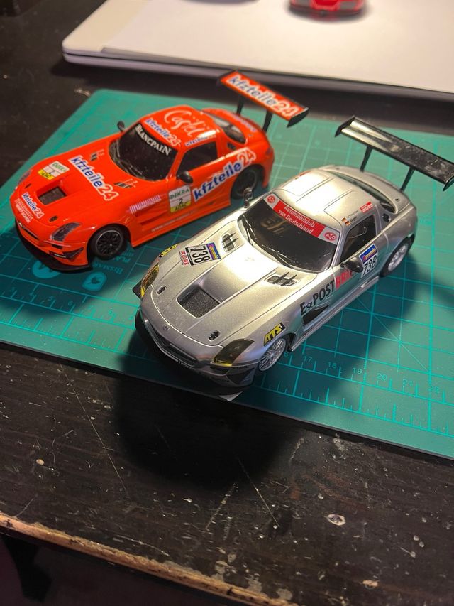 Lote 2 Mercedes Ninco Slot Motor Ángulo