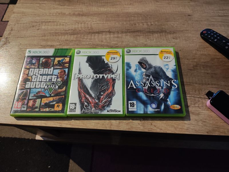 Imagen de Juegos Xbox 360: Assassin's Creed, gta5, Protot