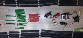 Scalextric: Pistas, Coches, Vallas y Puentes
