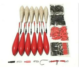 12 plomos pesca surfcasting  grapas urfes anzuelos