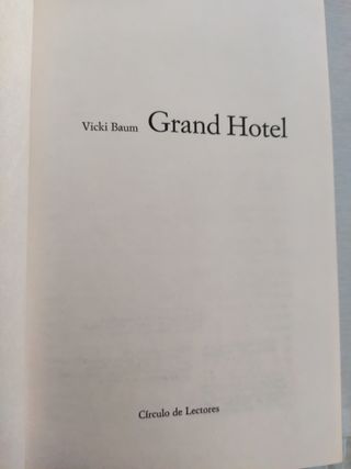 Grand hotel
