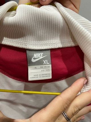 Sudadera Nike Niños Blanca y Rosa 158-170cm