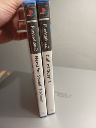 Juegos PS2 Need for Speed ProStreet y Call of Duty