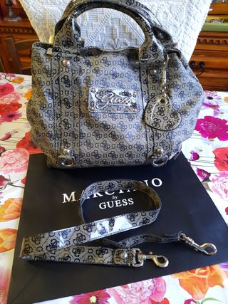 Borsa Guess Beige con logo monogram