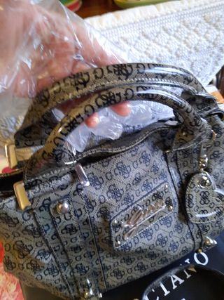 Borsa Guess Beige con logo monogram