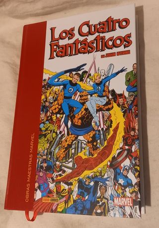 Obras maestras marvel. los 4 fantásticos de joh...