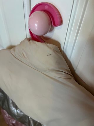 Chaleco 11/12 años beige, dorado y rosa