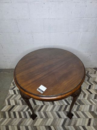 Mesa redonda antigua estilo Louis Philippe 