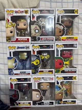 Funkos Marvel, Star Wars, DC, Umbrella Academy...