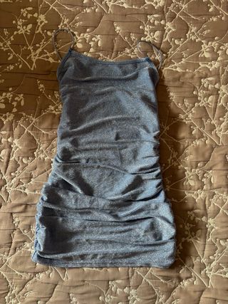 Vestido Shein azul brillante