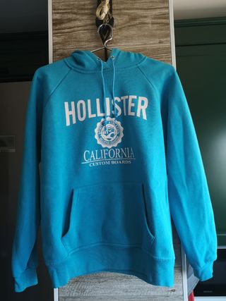 Sudadera tipo Hollister Azul