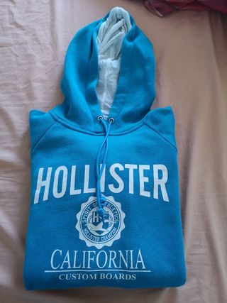 Sudadera tipo Hollister Azul