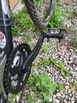 Bicicleta de Montaña Azul y Negra