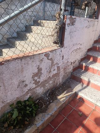 Reparaciones de muros y colocación de valla