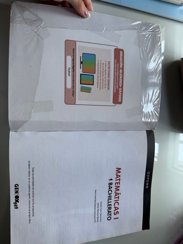 Matemáticas I 1º Bachillerato. Libro Oxford