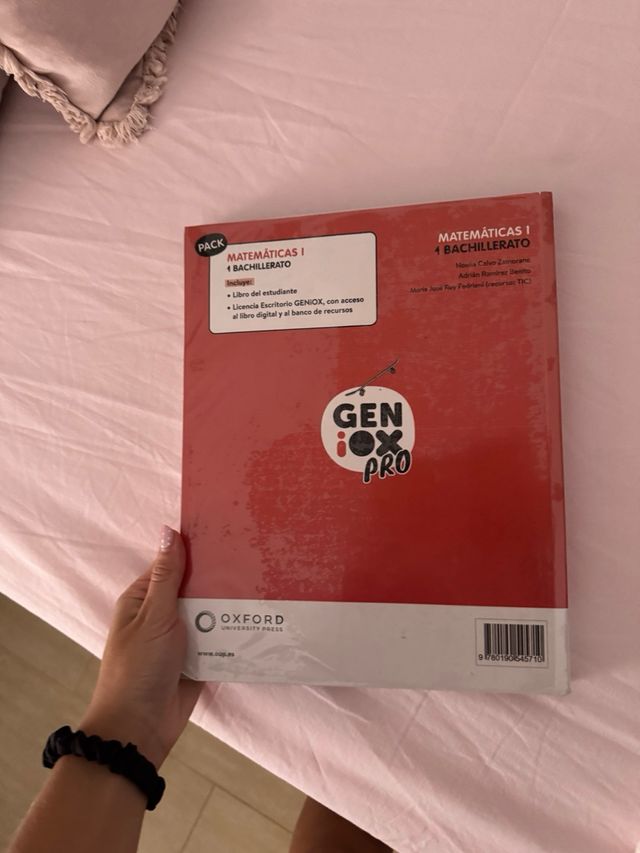 Matemáticas I 1º Bachillerato. Libro Oxford