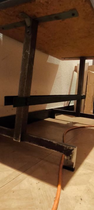 Mesa de ajedrez/damas de madera