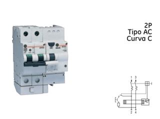 Interruptor Magnetotérmico más Diferencial GE C10.