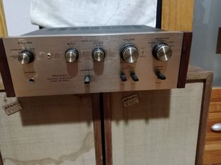 Tocadiscos Pioneer Marrón y Negro