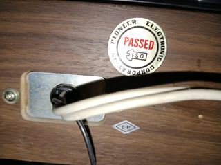 Tocadiscos Pioneer Marrón y Negro