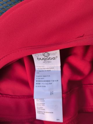 Capota Bugaboo Bee Roja