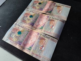 Banconote commemorative Leonardo da Vinci De la Ru