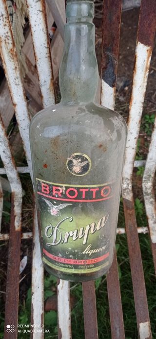 Bottiglia liquore vintage BROTTO DRYPA