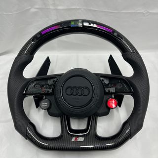 Volante Audi RS Fibra Carbono LED