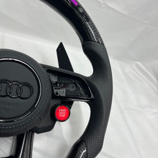 Volante Audi RS Fibra Carbono LED