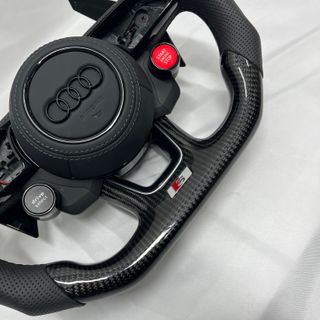 Volante Audi RS Fibra Carbono LED