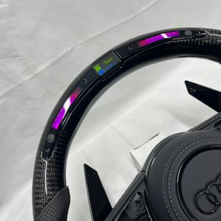 Volante Audi RS Fibra Carbono LED