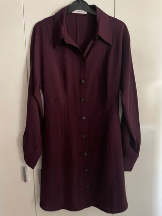 Vestido Mango Morado