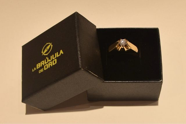 SOLITARIO DE ORO 18K/5.2Gr