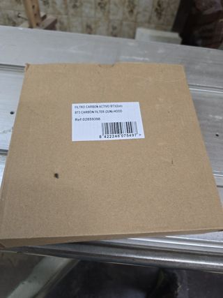 Filtro carbón activo campana extractora