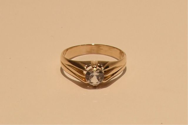 SOLITARIO DE ORO 18K/5.1Gr