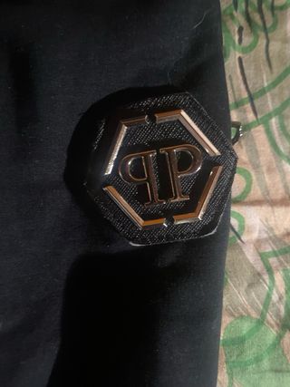 Tuta Philipp Plein nera e rossa