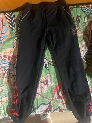 Tuta Philipp Plein nera e rossa