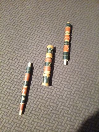 Artigianato in legno decorato