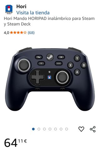 Mando Hori HORIPAD Inalámbrico Steam Oficial