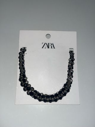 Collar Zara Cuentas Negras