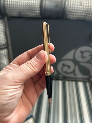 Set bolígrafo y portaminas Ballograf Época dorado