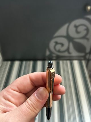 Set bolígrafo y portaminas Ballograf Época dorado