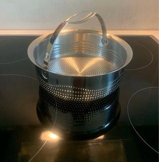 Cesta AMC Metal Plateada