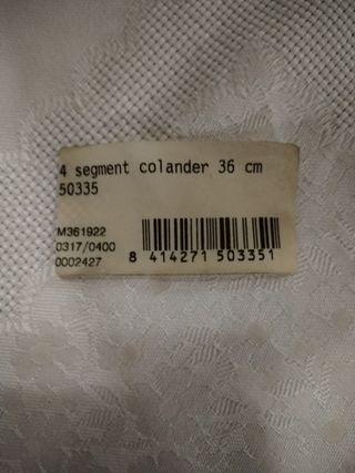 4 Coladores de pasta Hostelería Acero Inoxidable