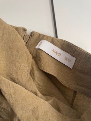 Falda Mango Beige