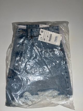 Vaqueros cortos Zara mujer talla L/40