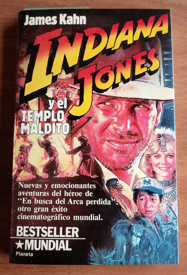 LIBRO INDIANA JONES Y EL TEMPLO MALDITO